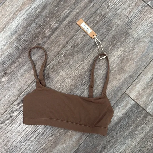 SKIMS Fits Everybody Scoop Oxide Bralette Large XXS NWT - Picture 5 of 9